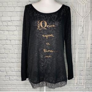 LC Lauren Conrad Disney once upon a time sweater